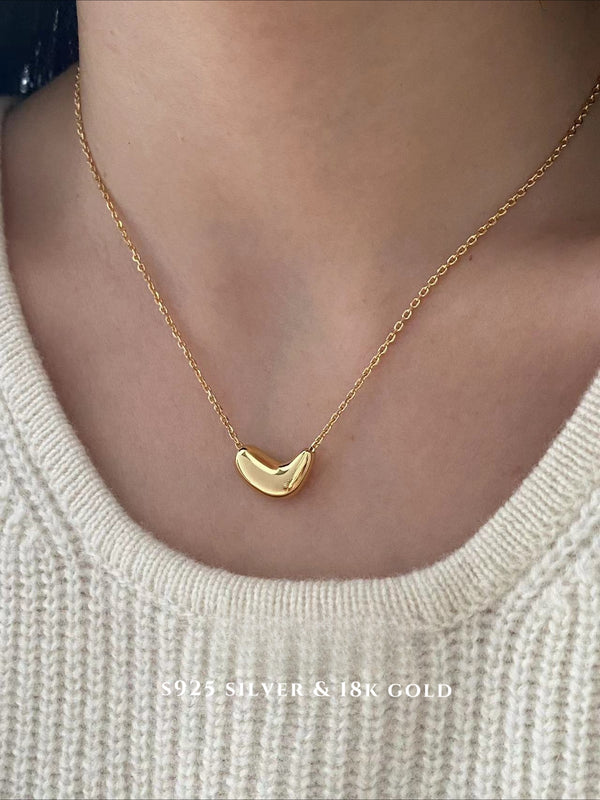· Special-shaped love necklace | Minimalist and exquisite | Chain length 40 + 6cm extension chain